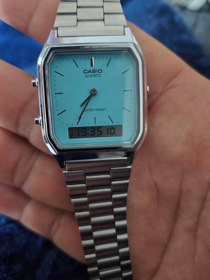 r*n様 CASIO ターコイズブルー AQ-230A-2A2MQYJF