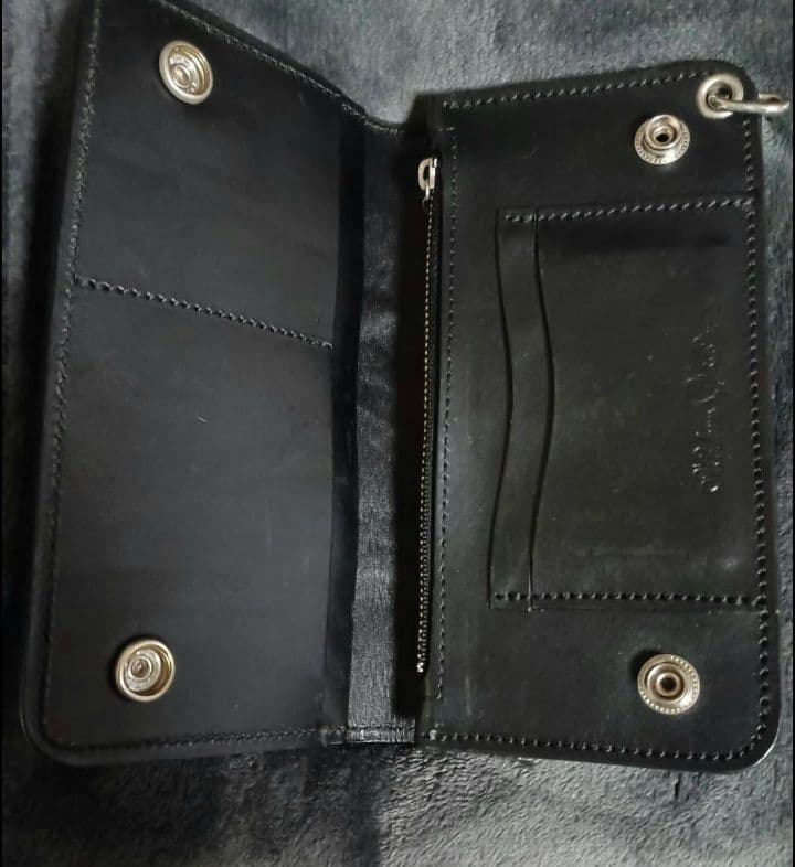 MODERNPIRATES黒い本革長財布