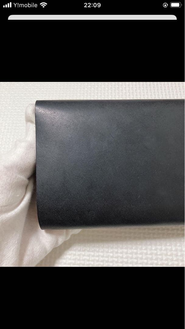 未使用　所作 レザー長財布 オイルヌバック　ブラック　黒　箱カード付き　日本製