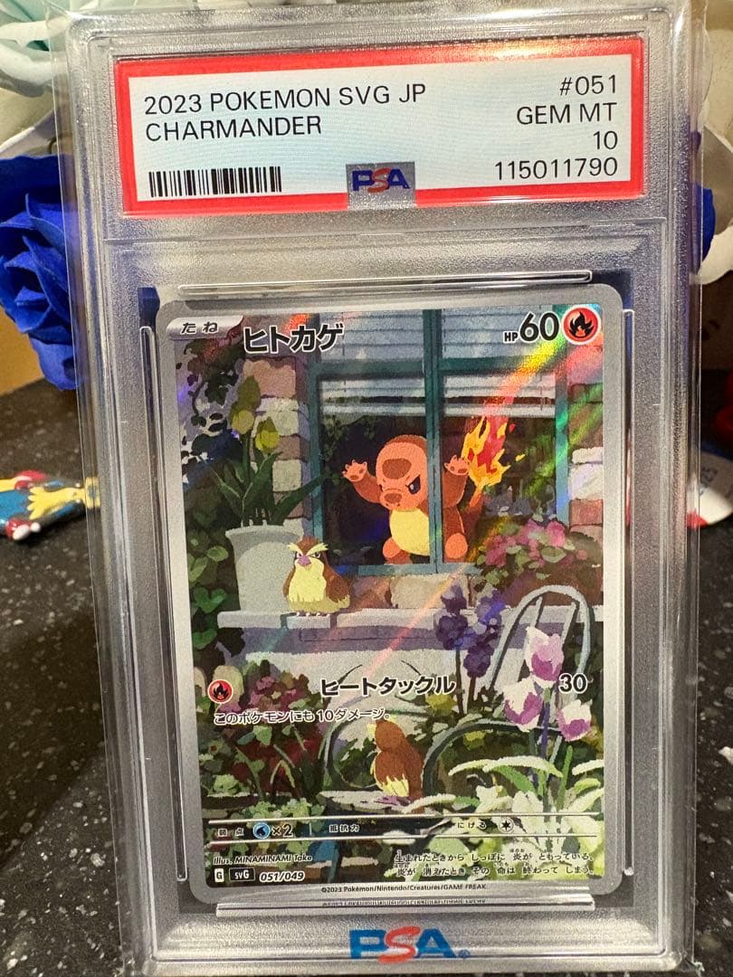 ポケモンカード　ヒトカゲ　ar スペシャルデッキセット　psa10