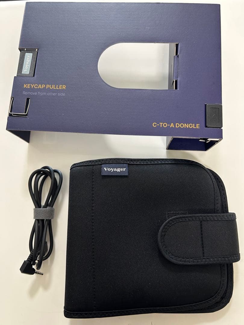 【美品】ZSA Voyager 分割キーボード リストレスト 静音キースイッチ付