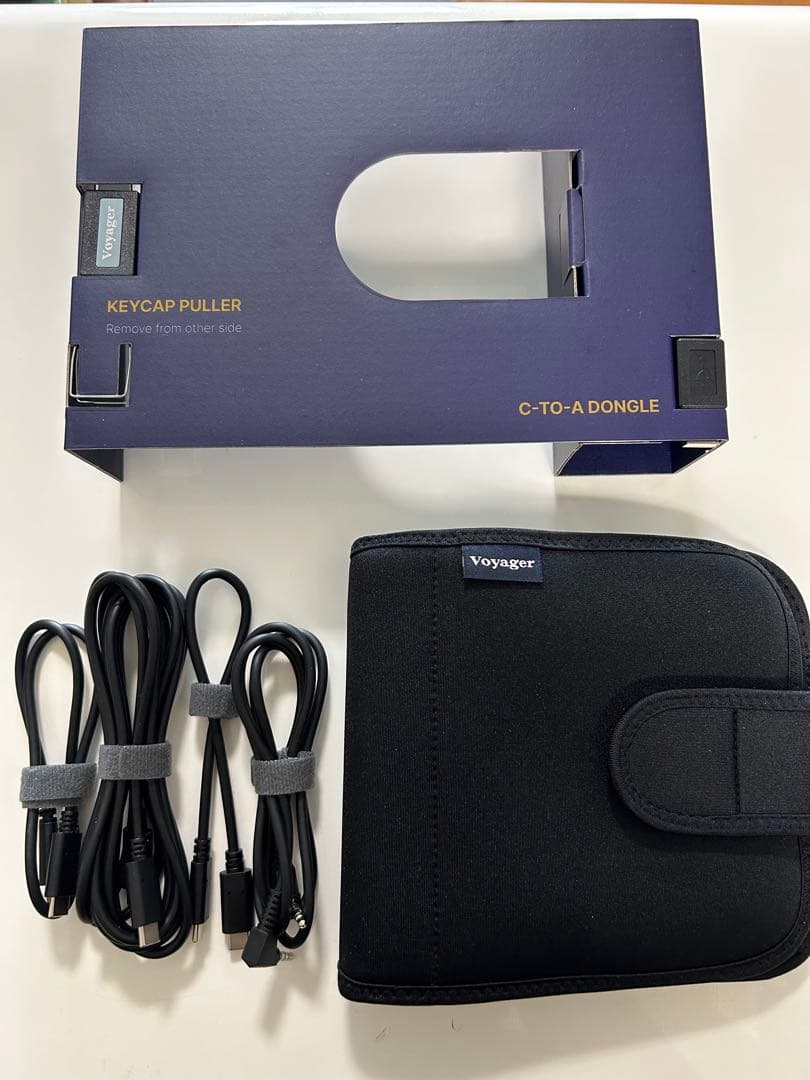 【美品】ZSA Voyager 分割キーボード リストレスト 静音キースイッチ付