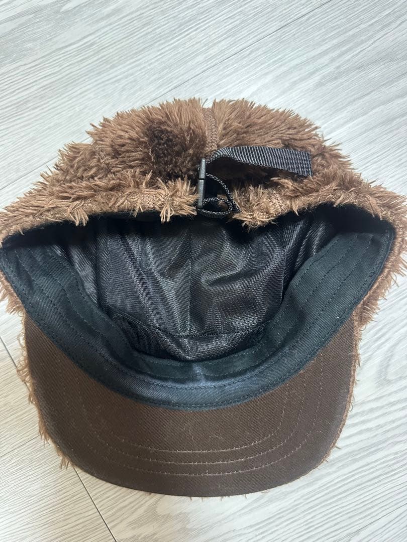 帽子 Suprem Fuzzy Camp Cap Brown