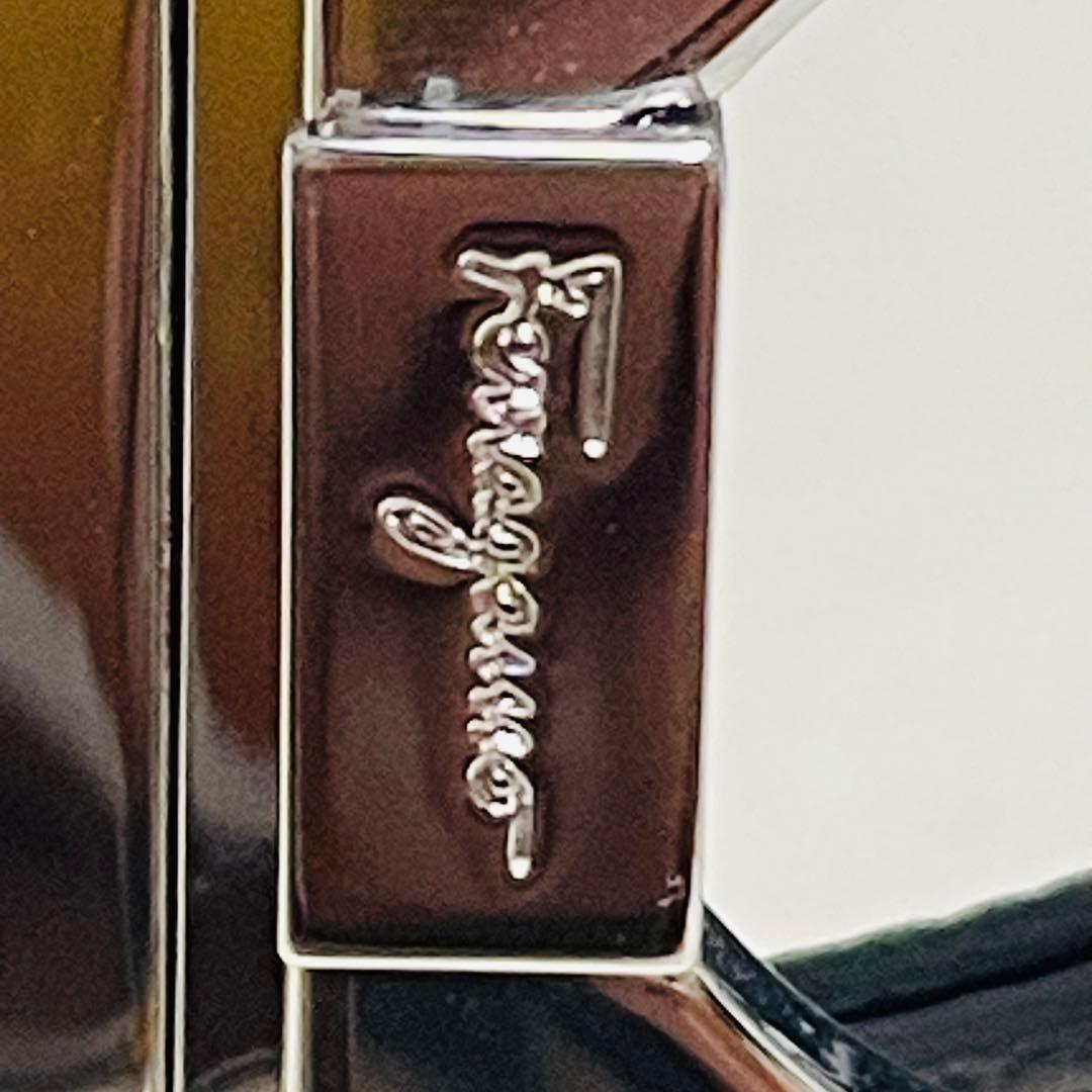 【サルバトーレフェラガモ】美品リバーシブル ガンチーニ ドレス ビジネス 茶×紺