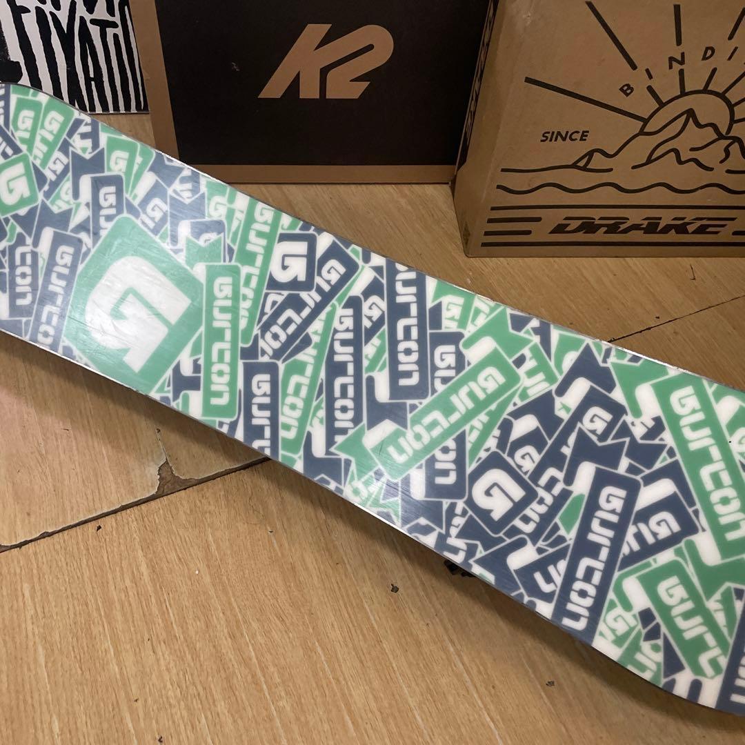 BURTON　キッズスノーボードセット　101cm　バートン　バイン付3点セット