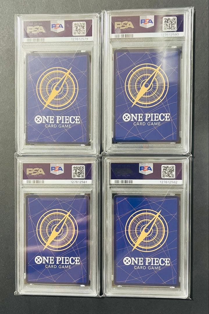 ワンピースカード 強大な敵 手配書sp psa10 4連番