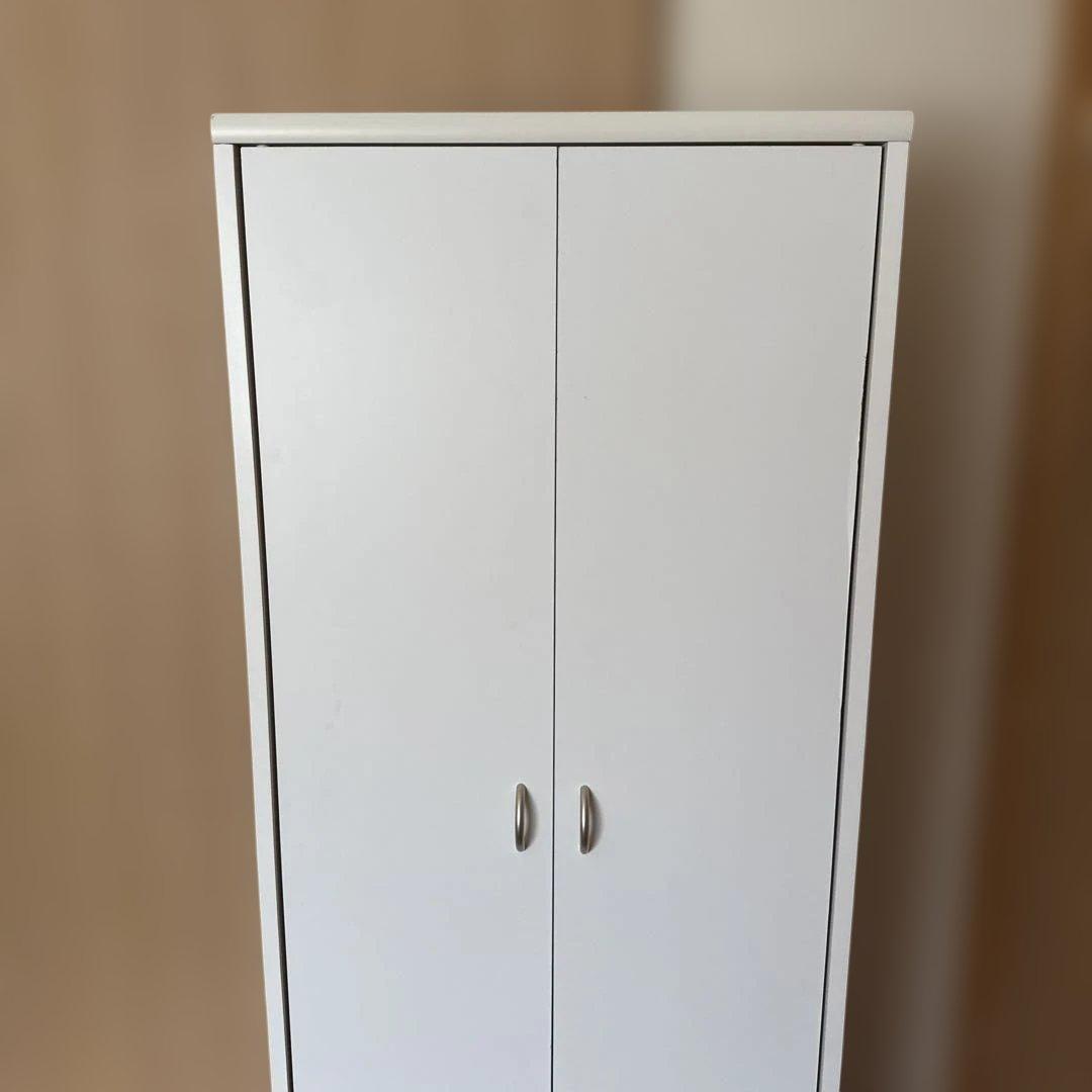 本棚 大容量 ホワイト