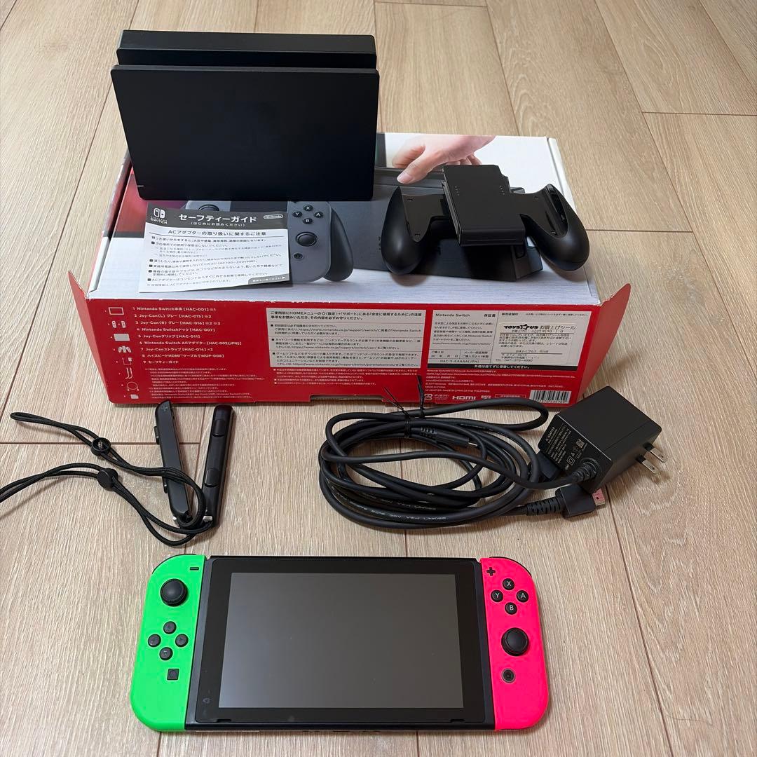 Nintendo Switch 本体 ネオンピンク/ネオングリーン