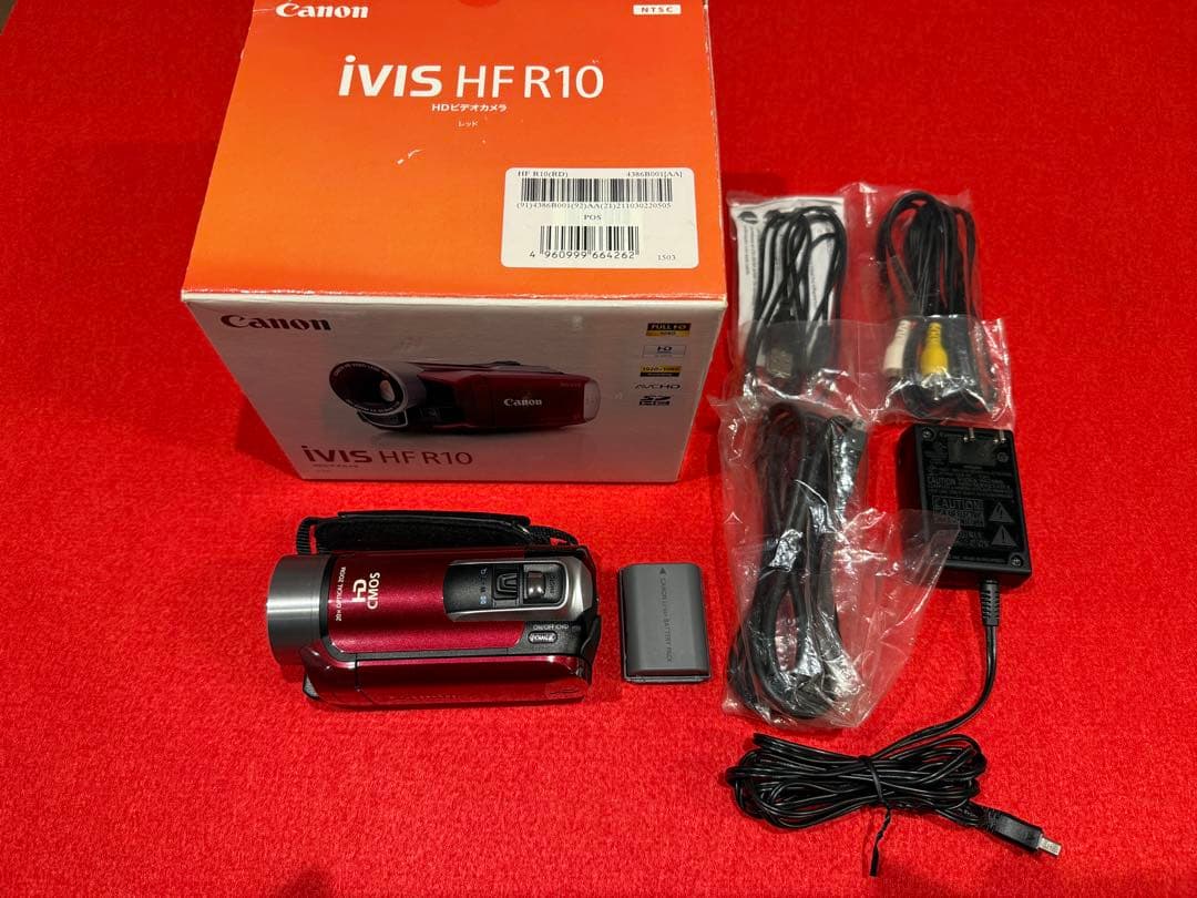 キャノン　Canon　ivis HF R10 HFR10 ビデオカメラ