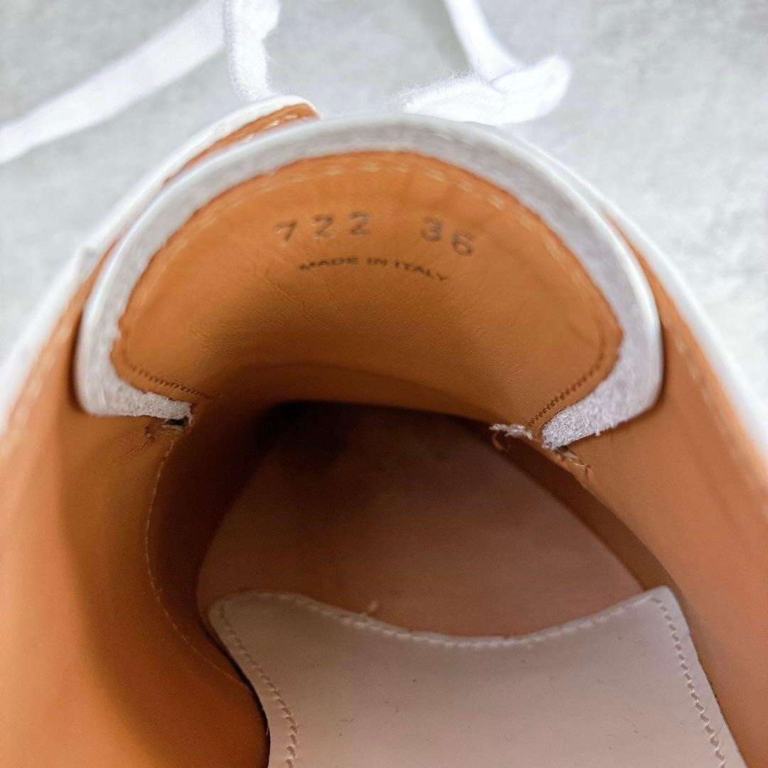 極美品 プラダ ウィングチップ エスパドリーユ 厚底 レザー プラットフォーム