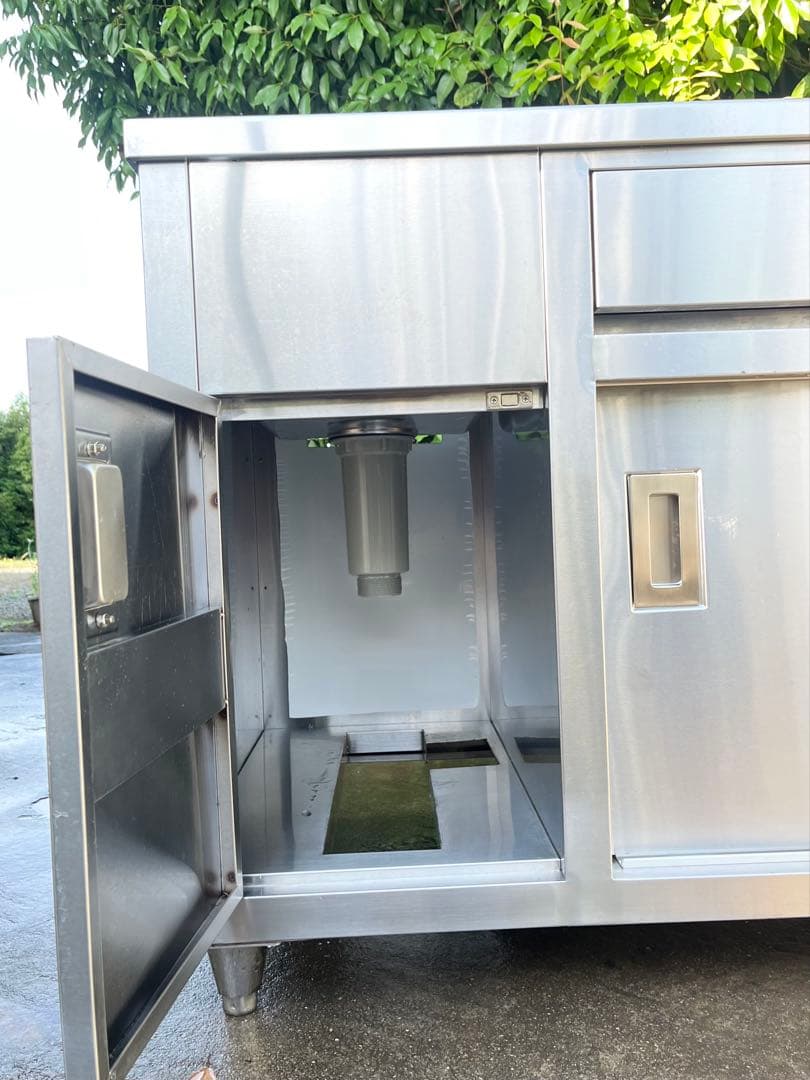 サンタさん ステンレスシンク付き作業台　1500×600×780