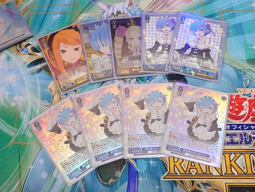 WS ヴァイスシュヴァルツ　Reゼロ リゼロ　８門デッキ　高レア多数　調整パーツ