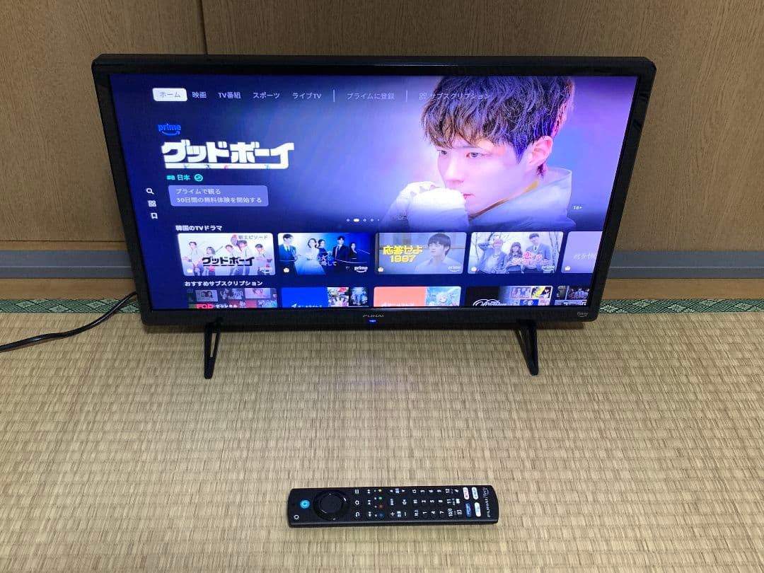 FUNAI 24型スマートテレビ ネット動画／地上波 新品並✨2024年製