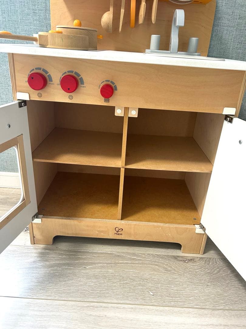 hape ハペ　キッチン　おままごと　木製キッチン　ドイツ製　知育玩具