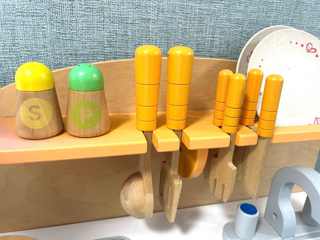 hape ハペ　キッチン　おままごと　木製キッチン　ドイツ製　知育玩具