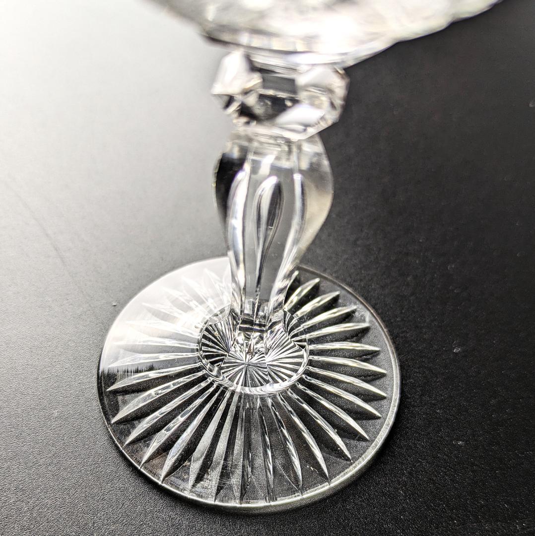 夫婦の語らいに★2個セット★オールド バカラ クリスタルワイングラス フランス