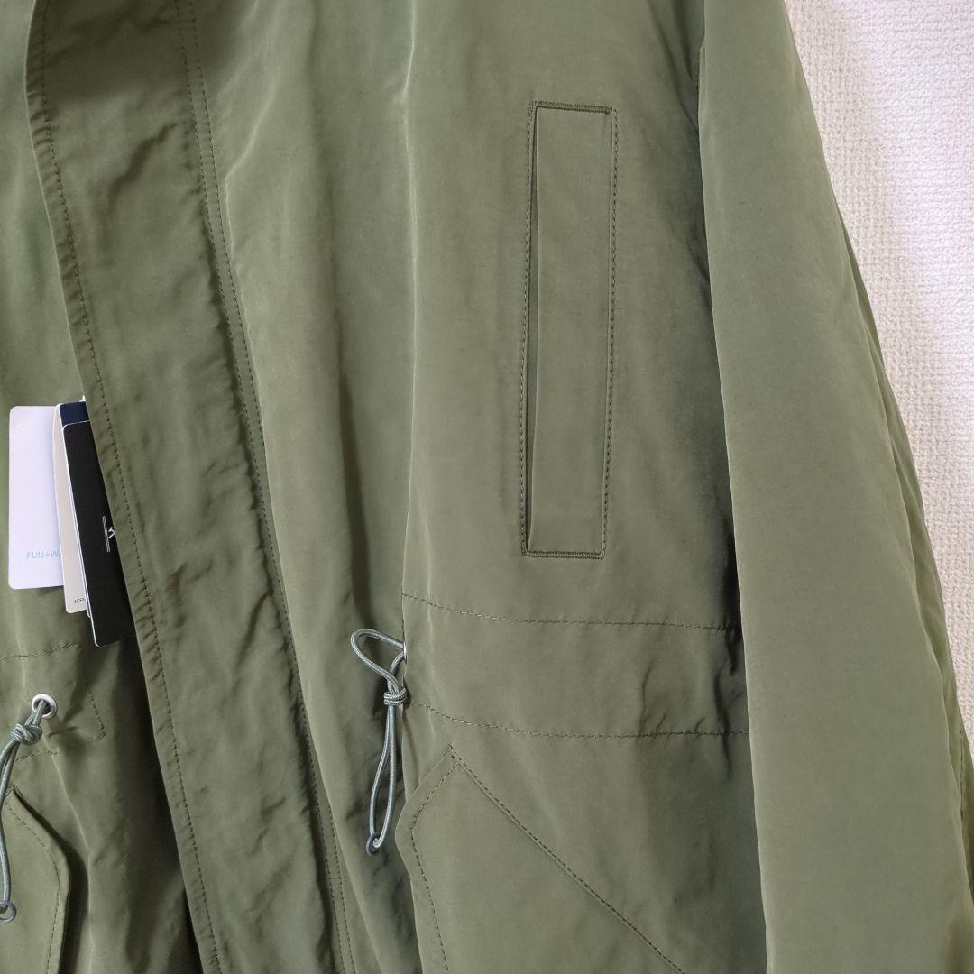 【美品】KAWADAダウン　オリーブグリーン モッズコート　新品未使用　Sサイズ