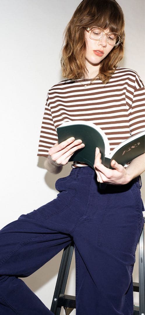 シンゾーン　ウォッシュド　ベイカーパンツ　36 ネイビー