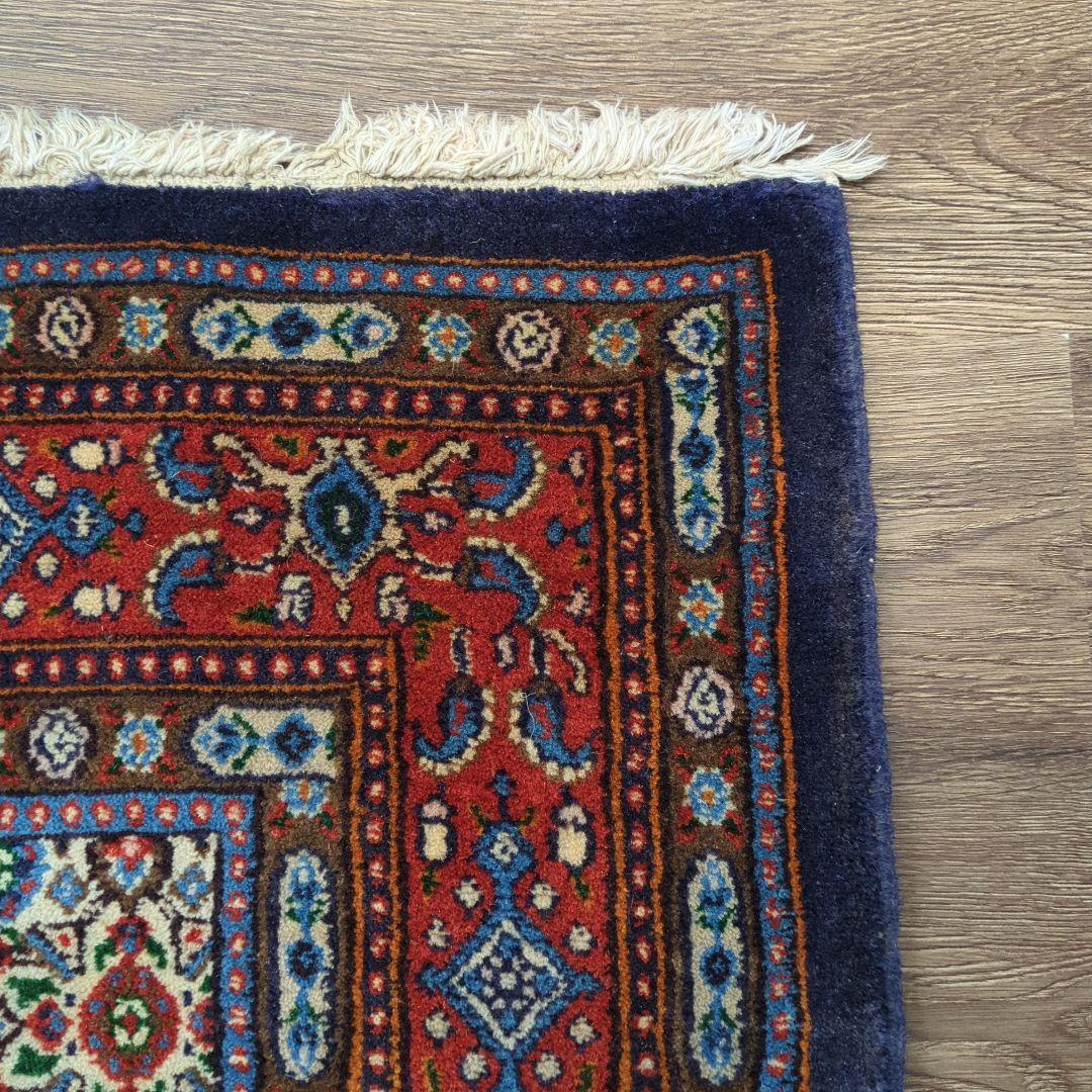 ヴィンテージラグ　ペルシャ絨毯　ムード　 手織り絨毯　ウール　コットン