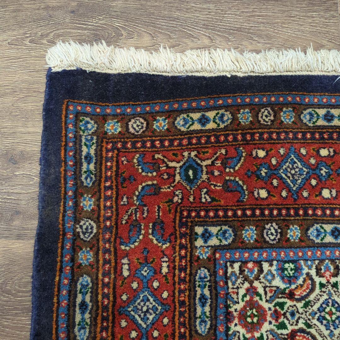 ヴィンテージラグ　ペルシャ絨毯　ムード　 手織り絨毯　ウール　コットン