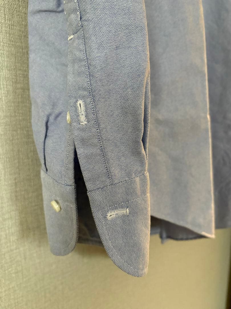 イングレーゼ　シャツ　サックス　オックスフォード　サイズ３７　シャロン購入