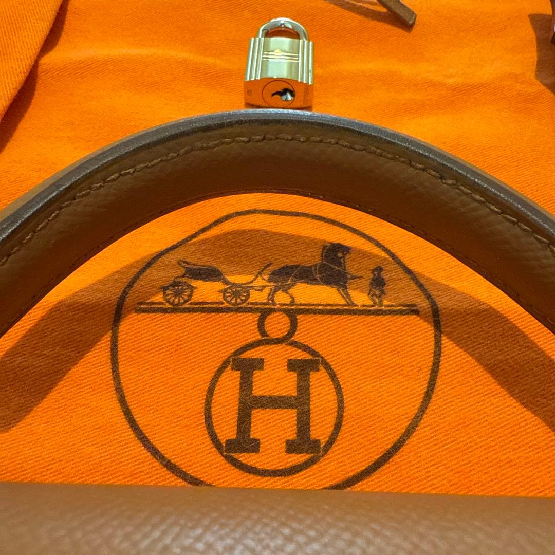 【極美品】エルメス ケリー デペッシュ38 ゴールドカラー ゴールド金具 激レア