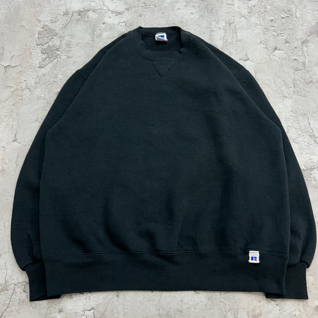 M*P様 90s USA製　ラッセルアスレチック　無地　スウェット　Vガゼット