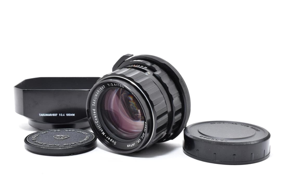 ★極上品★ PENTAX 6x7 105mm F2.4 中判 単焦点レンズ