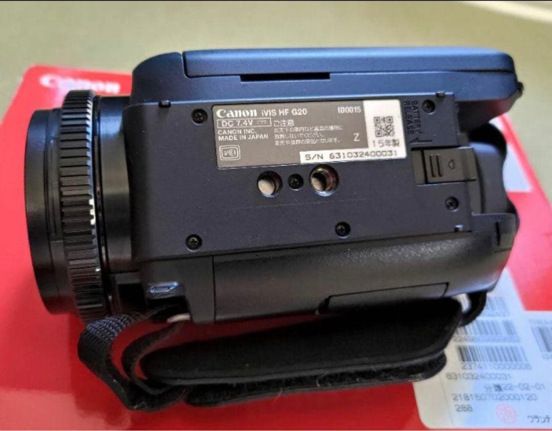 Canon iVIS HFG20 光学10倍ズーム 内蔵32GBメモリ
