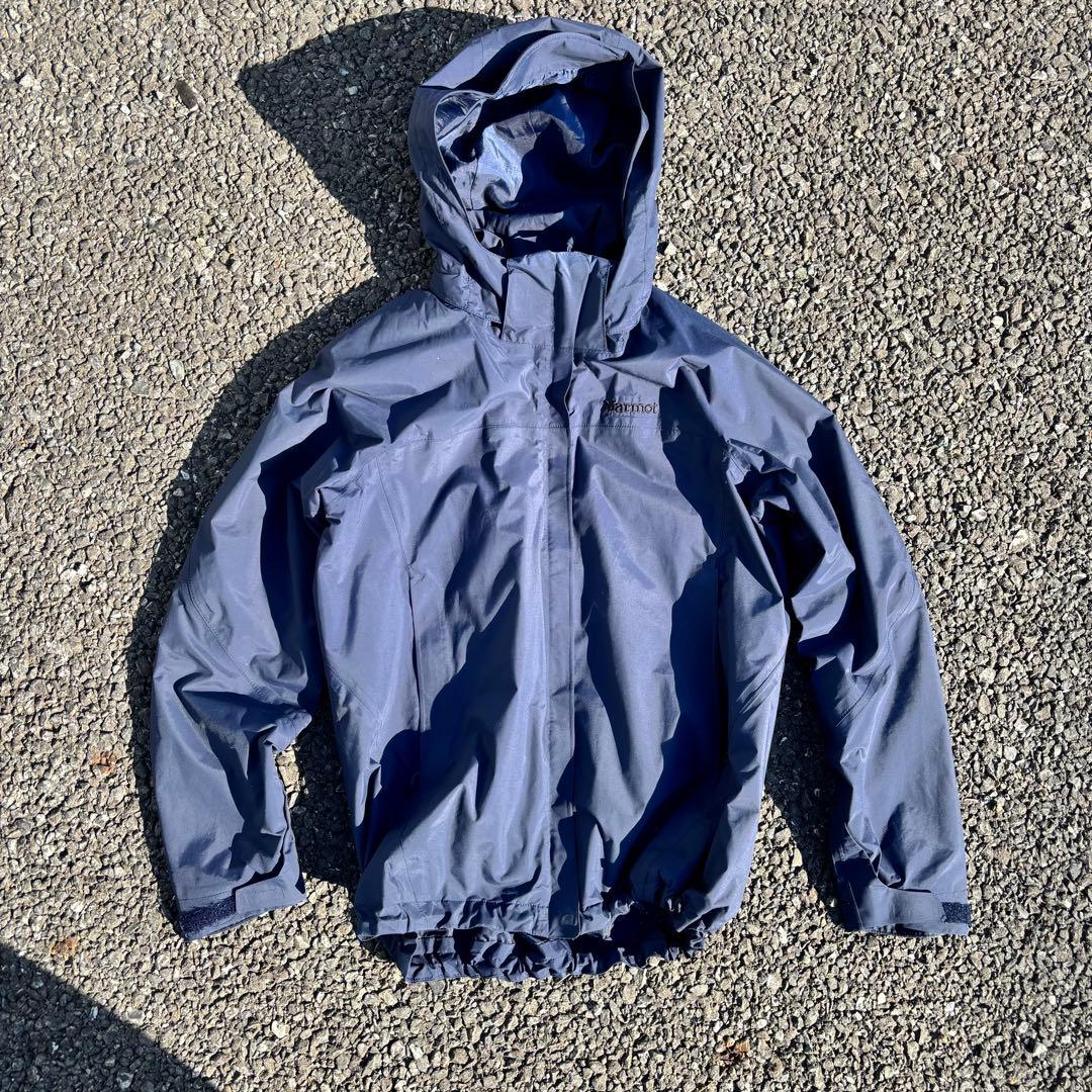Marmot マーモット マウンテンパーカー ナイロン ドローコード 刺繍タグ