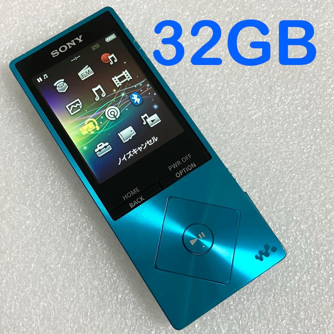 【液晶　バッテリー良好】　ソニー　ウォークマン　NW-A16 32GB ブルー