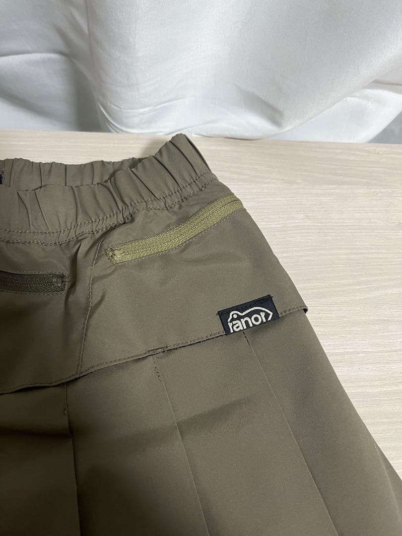 美品 ranor ラナー プリーツランニングスカート XS オリーブ トレラン