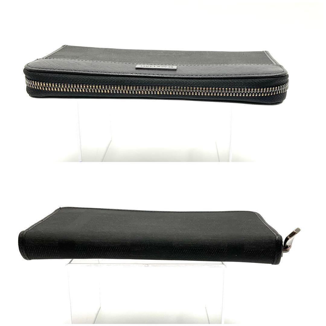 BLACKLABEL ブラックレーベル 長財布 クレストブリジ ラウンドジップ