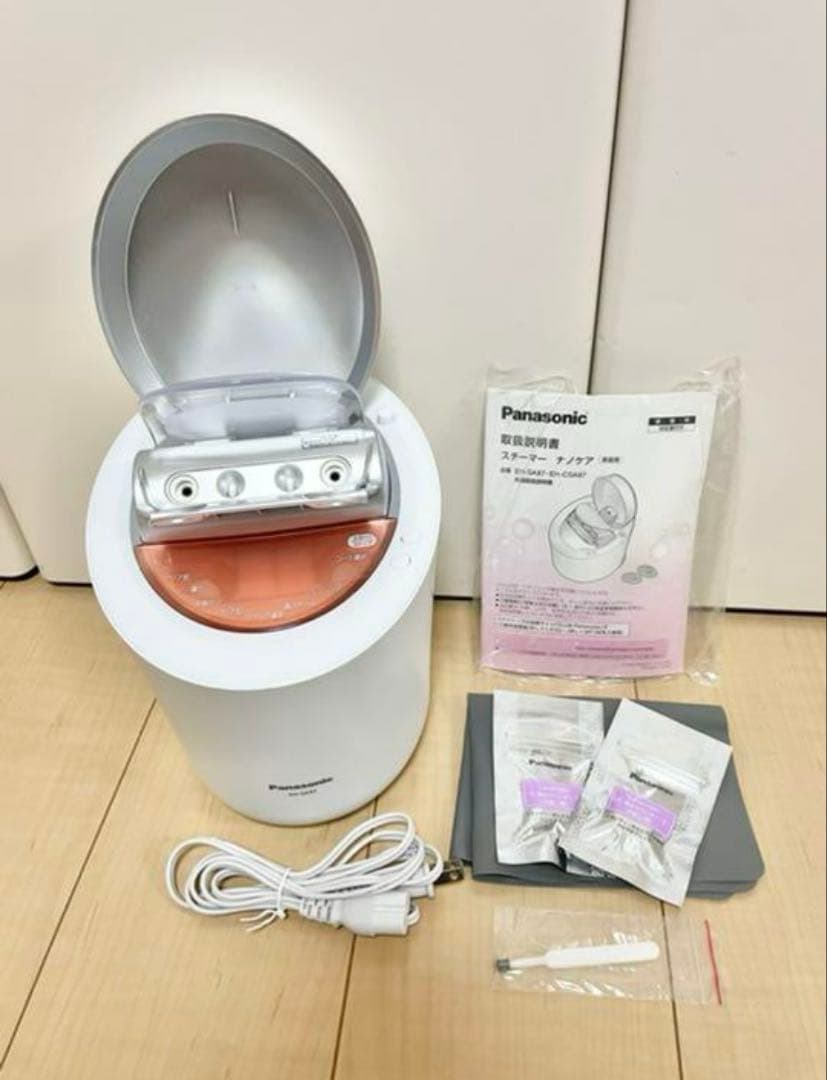 美品 パナソニック ナノケア スチーマー EH-SA97 2017年製
