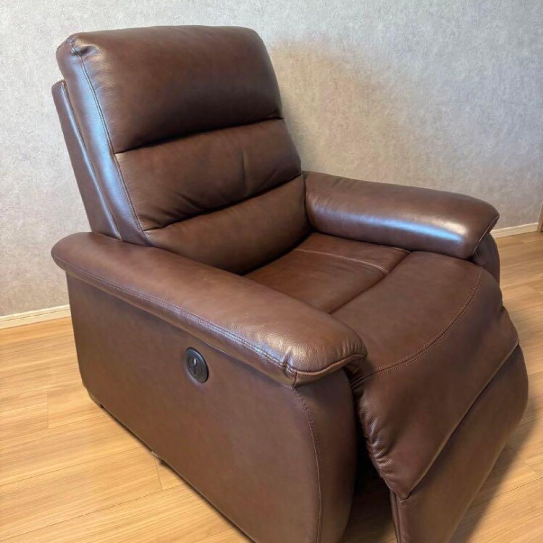 美品 電動リクライニングソファ　一人掛け　ニトリ