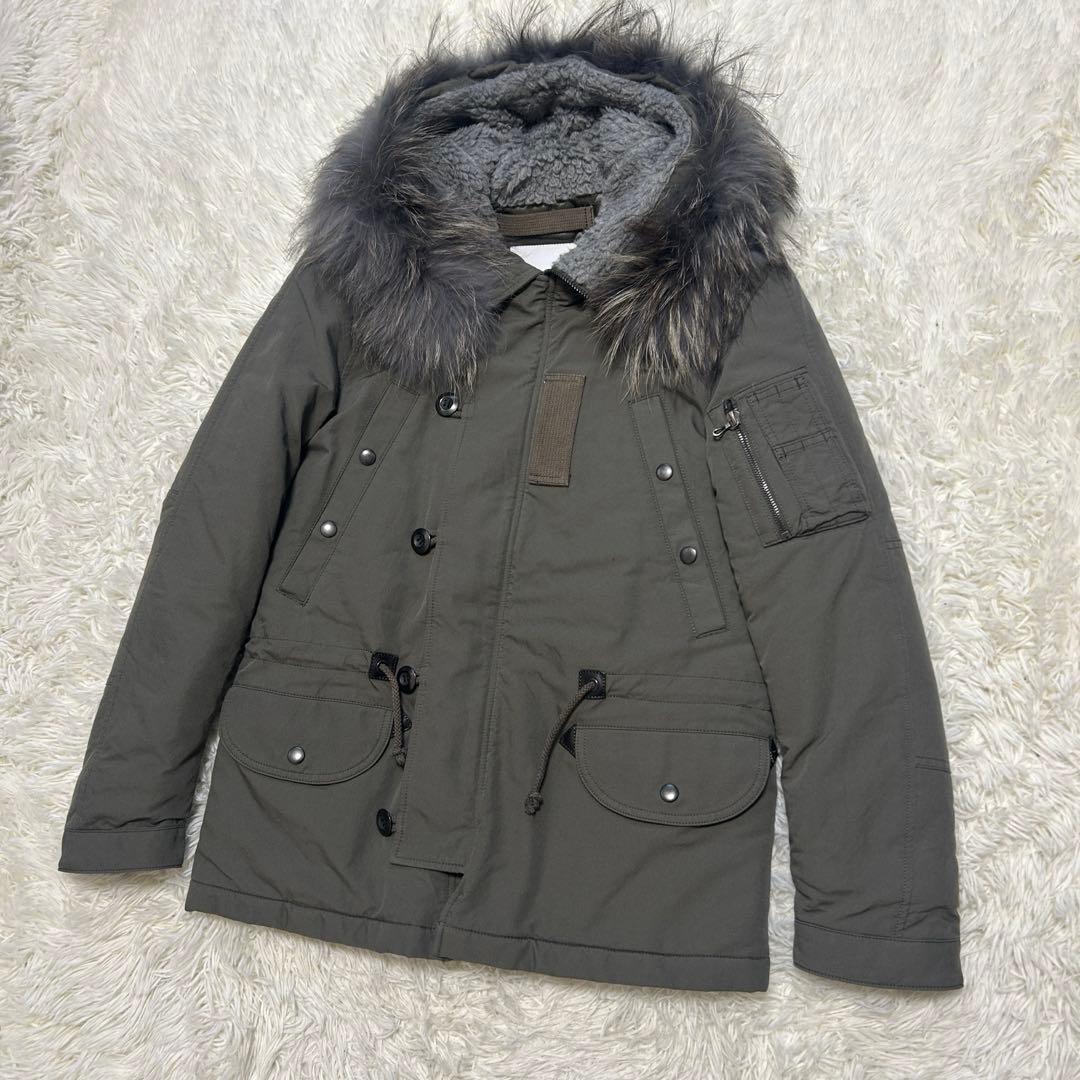 ATTACHMENT アタッチメント モッズコート　キルティング　カーキ　　1