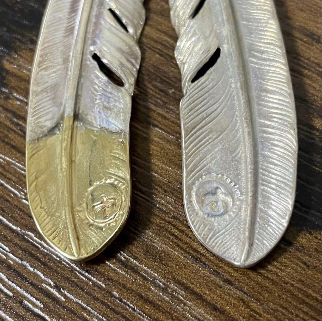 【キムタクセット】上金ハート＆先金フェザーチェーン、メタルセット