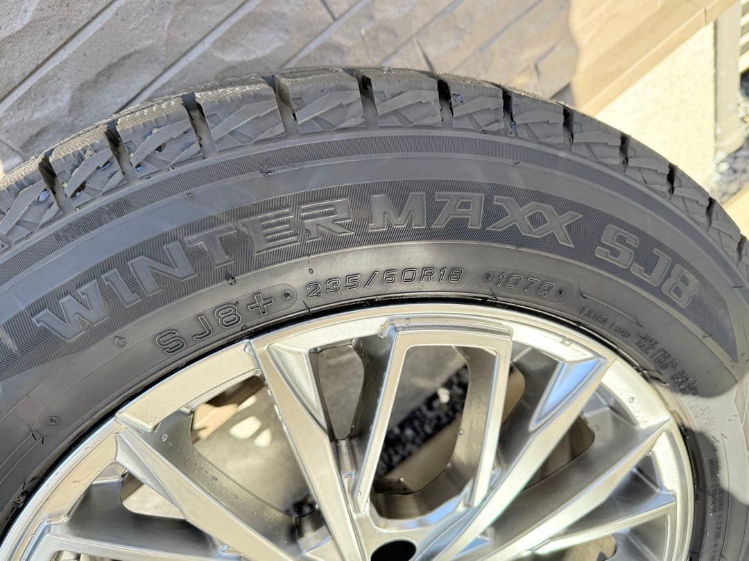 【バリ溝】現行レクサスNX　スタッドレス＋ホイールセット　対面受渡可