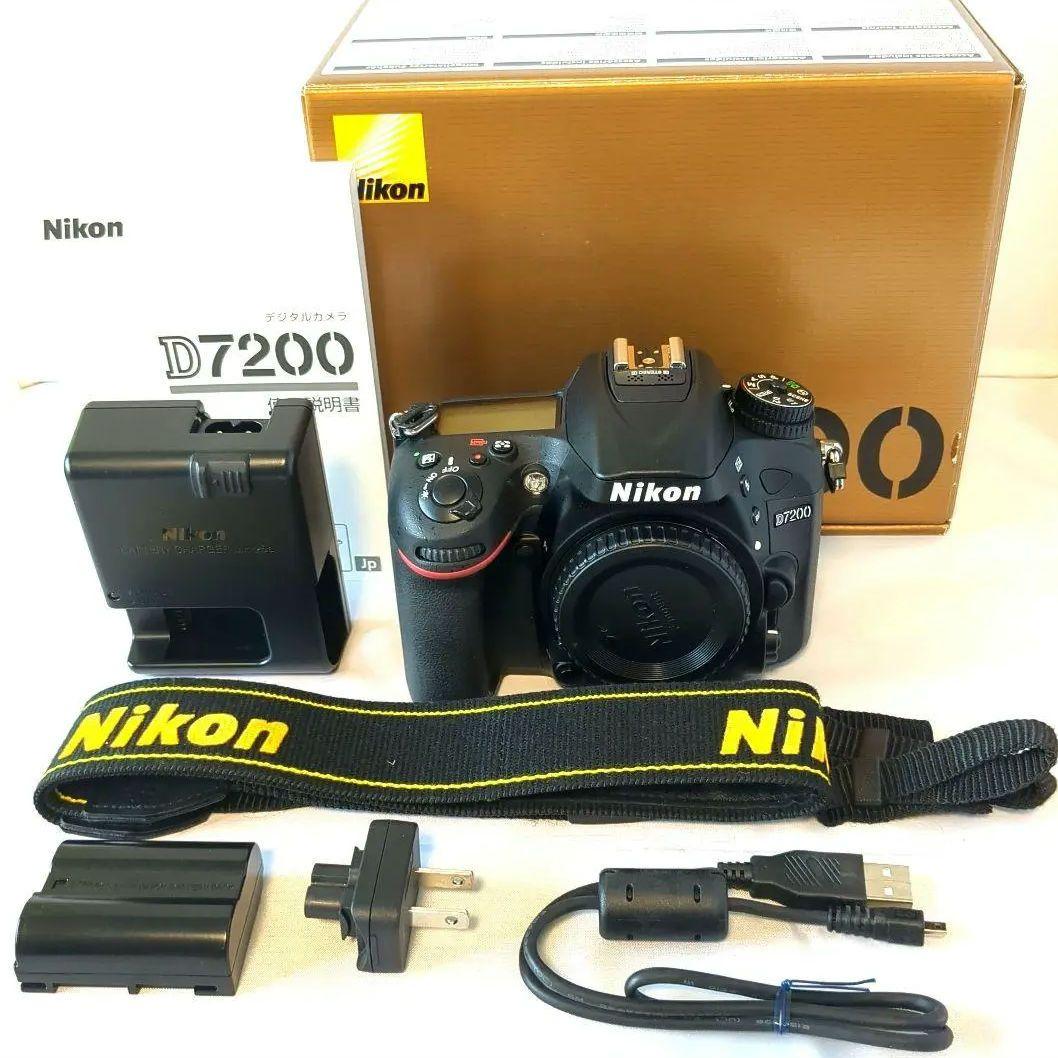 美品 Nikon D7200 ボディ ショット2439回 初期不良保証