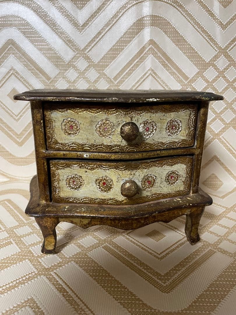 フランスアンティーク風　小物入れ　小引き出し　ブロカント