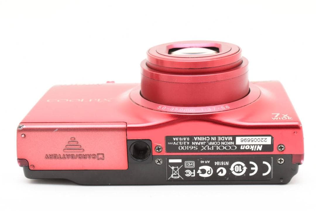 【ジャンク・動作品】Nikon COOLPIX S6100 スーパーレッド