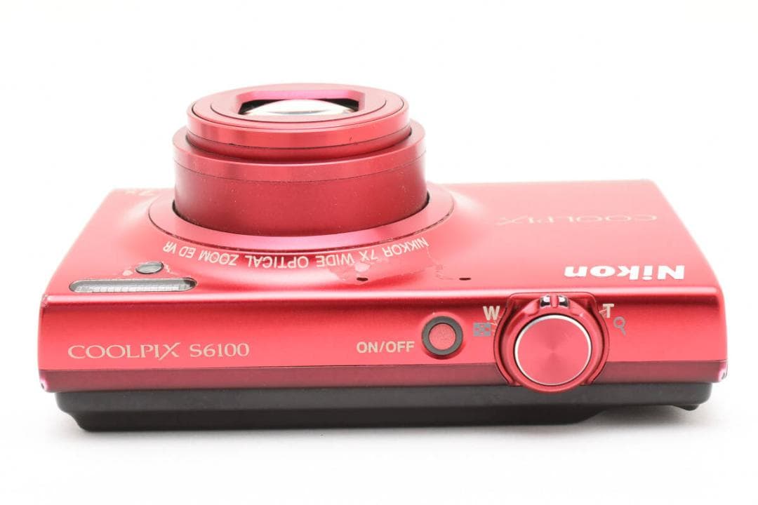 【ジャンク・動作品】Nikon COOLPIX S6100 スーパーレッド