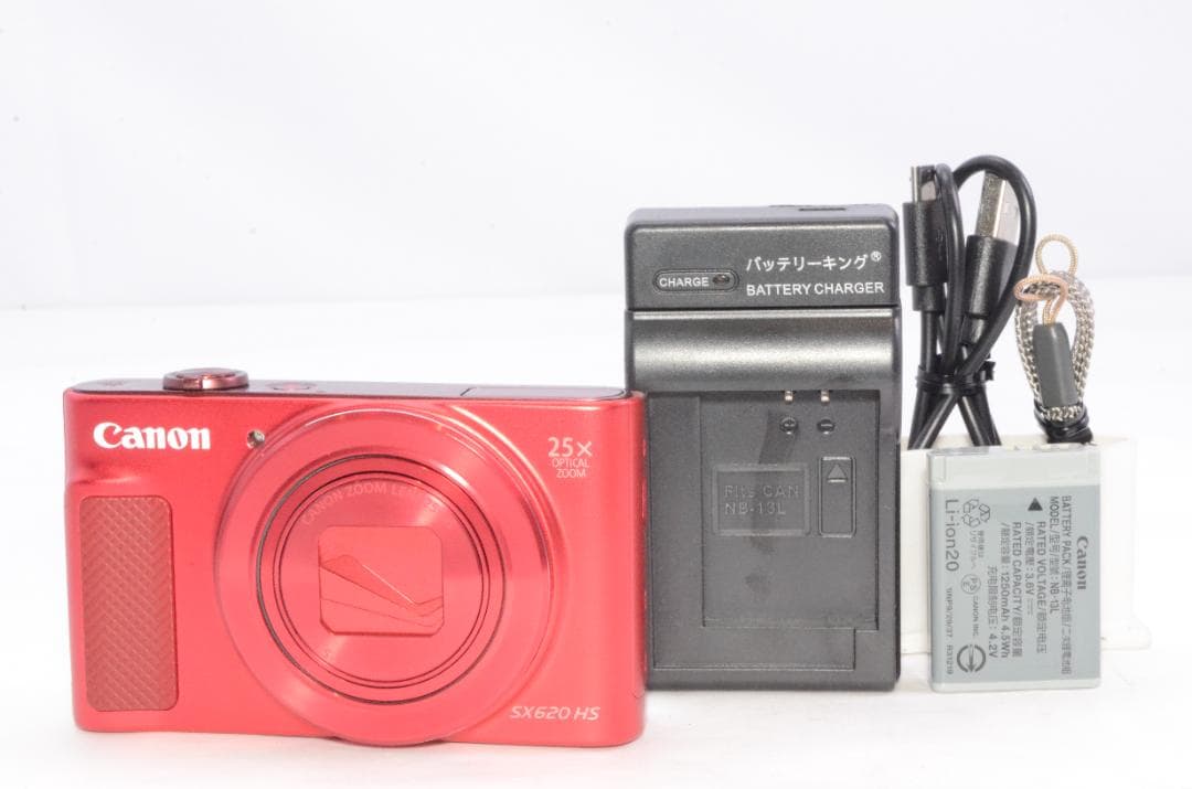 【美品】キャノン Canon PowerShot SX620 HS レッド