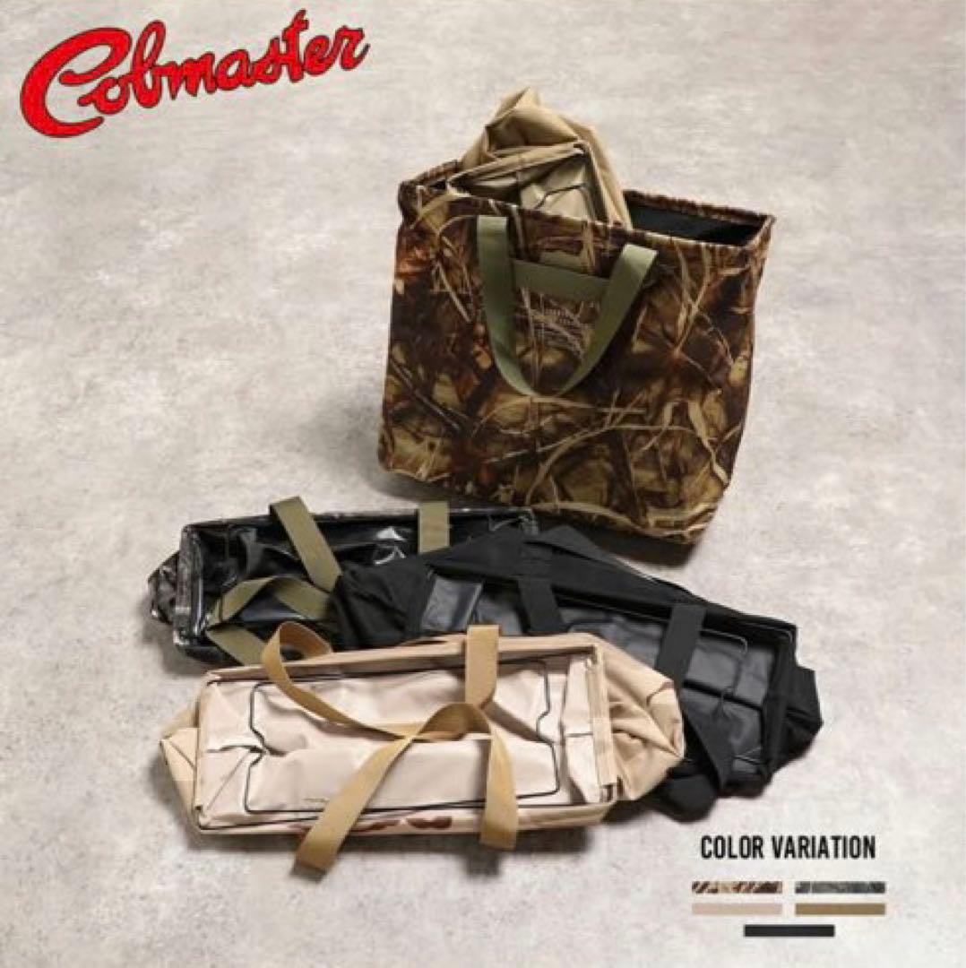 コブマスター トートバッグ  COBMASTER バスケット　ブラック　4点