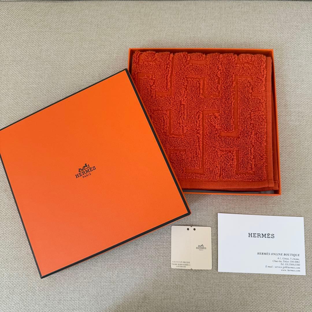 HERMES タオルハンカチ