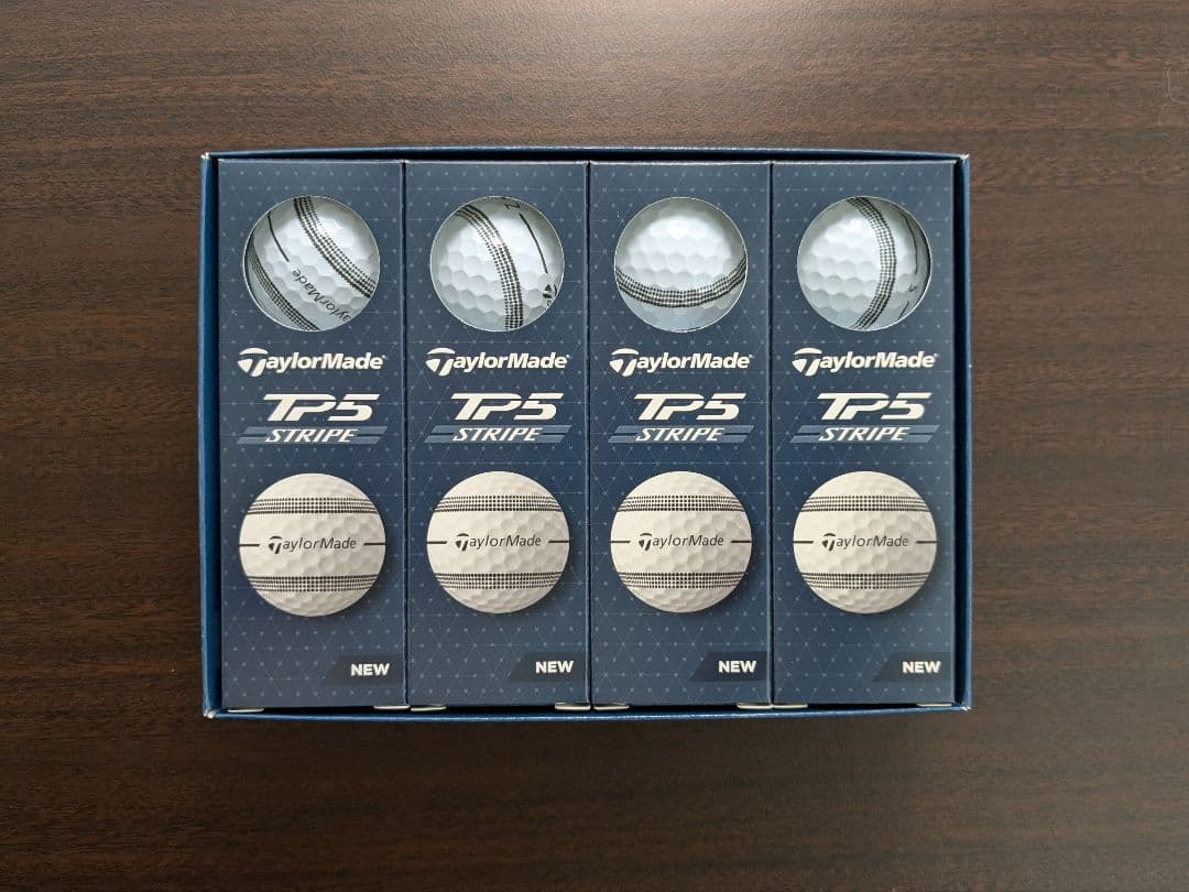 【2ダース24個・未使用・箱付】TP5 STRIPE ストライプ ゴルフボール