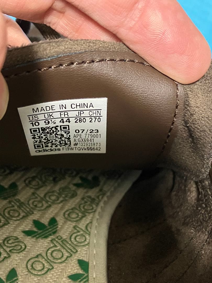 【限定値下げ】 adidas tobaco 28cm ダークブラウン