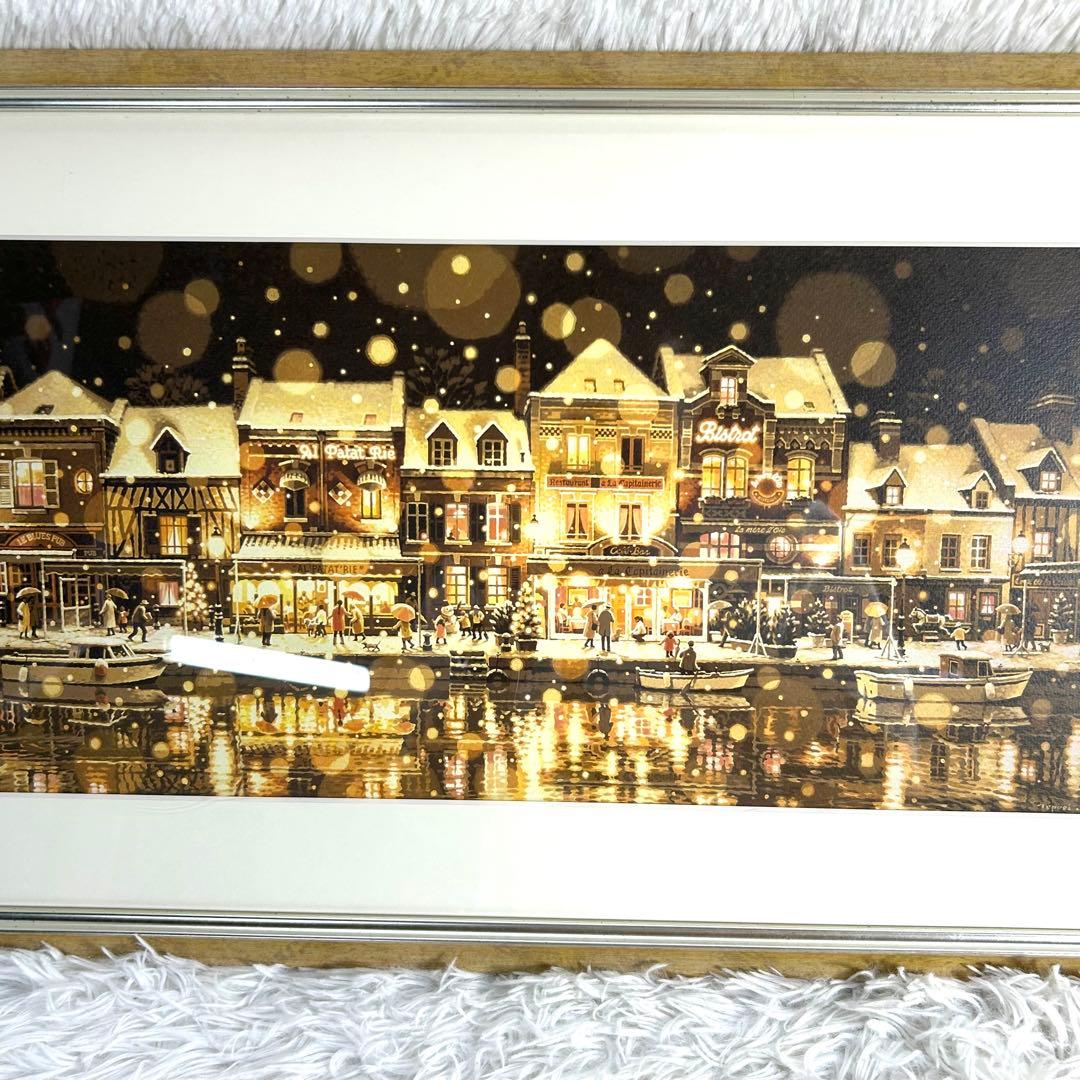 【美品】笹倉鉄平 「サン・ルーに降る雪」 公式 ポスター