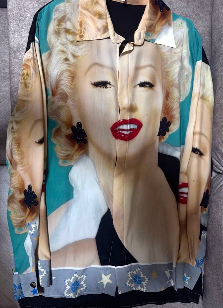 向井理着用　LOEWE マリリンモンローシャツ