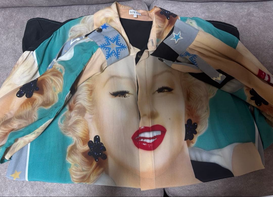 向井理着用　LOEWE マリリンモンローシャツ